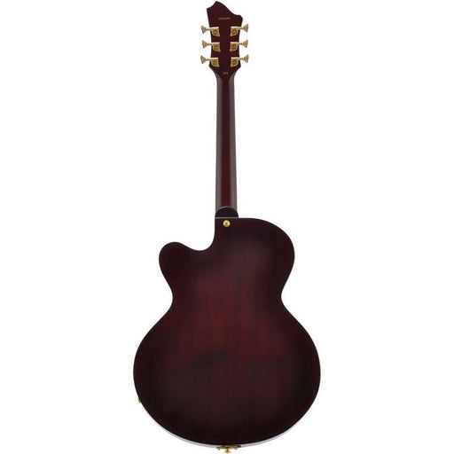 Hagstrom HL550 Hollow Body Guitar in Natural Mahogany Gloss (HSHL550NMG) - Gsus4