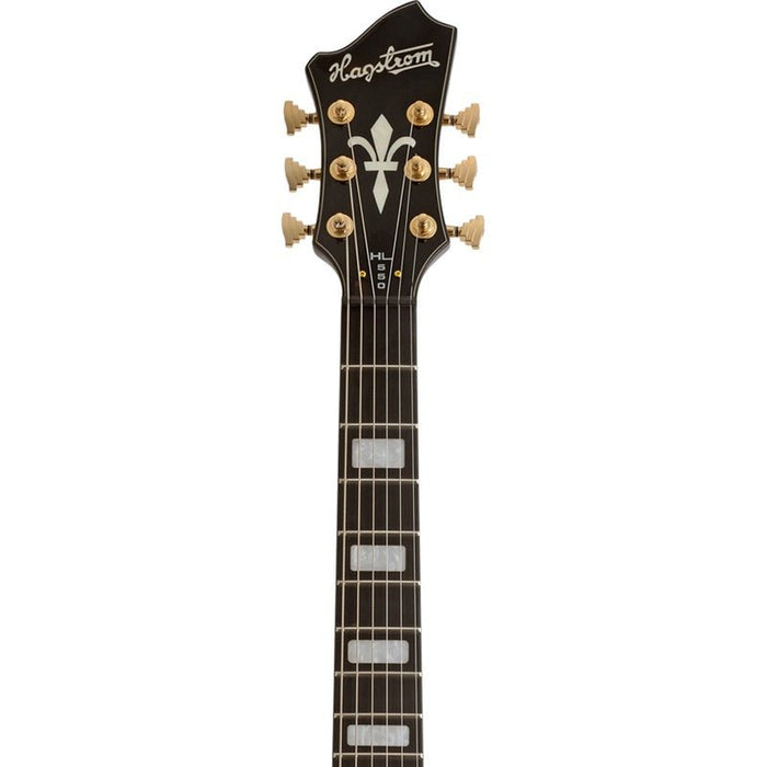 Hagstrom HL550 Hollow Body Guitar in Natural Mahogany Gloss (HSHL550NMG) - Gsus4