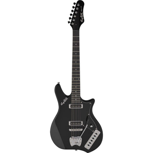 Hagstrom Impala Retroscape Guitar in Black Gloss (HSIMPBLK) - Gsus4