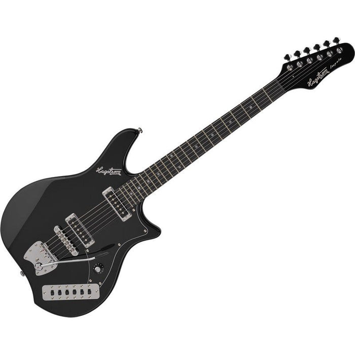 Hagstrom Impala Retroscape Guitar in Black Gloss (HSIMPBLK) - Gsus4
