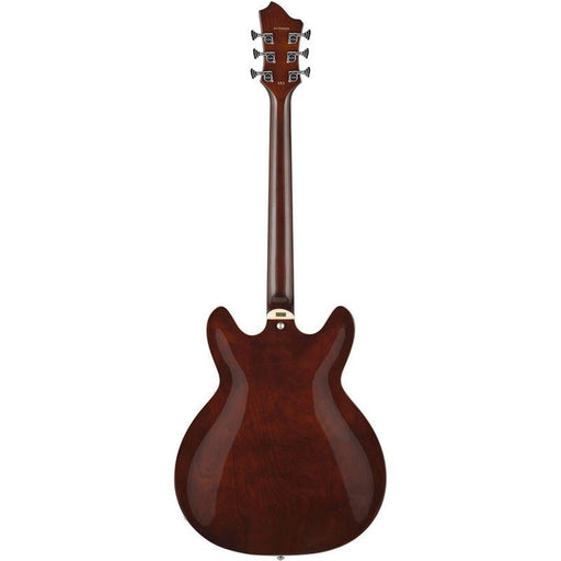 Hagstrom "Justin York" Super Viking Semi-Hollow Guitar in Trans Brown (HSBRJ) - Gsus4