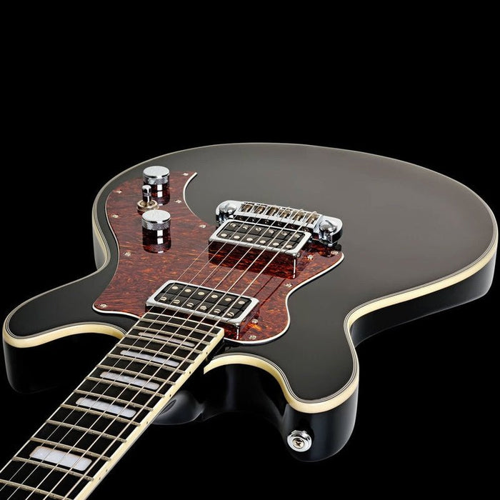 Hagstrom Megin Electric Guitar in Black Gloss (HSMEGINBLK) - Gsus4