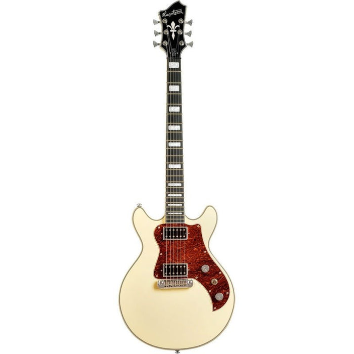 Hagstrom Megin Electric Guitar in Creme Gloss (HSMEGINCRE) - Gsus4