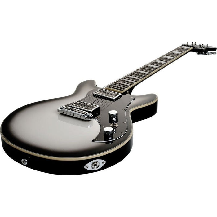 Hagstrom Megin Electric Guitar in Grey Burst Gloss (HSMEGINGRB) - Gsus4