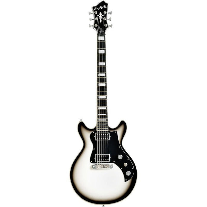 Hagstrom Megin Electric Guitar in Grey Burst Gloss (HSMEGINGRB) - Gsus4