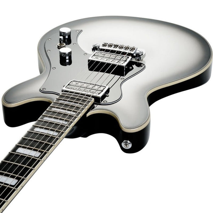 Hagstrom Megin Electric Guitar in Grey Burst Gloss (HSMEGINGRB) - Gsus4