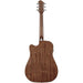 Hagstrom Mora II Series Dreadnought AC/EL Guitar with Cutaway in Natural (HSMODRE2CE) - Gsus4