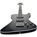 Hagstrom Nekromant-4 Bass Guitar in Black Gloss with Hardcase (HSNEKR4BLK) - Gsus4