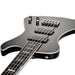 Hagstrom Nekromant-5 String Bass Guitar in Black Gloss with Hardcase (HSNEKR5BLK) - Gsus4