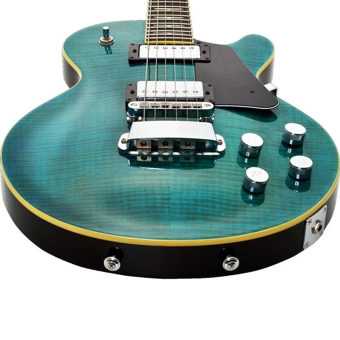 Hagstrom New Generation Super Swede Guitar in Fall Sky Gloss (HSSUSWEMK3FSG) - Gsus4