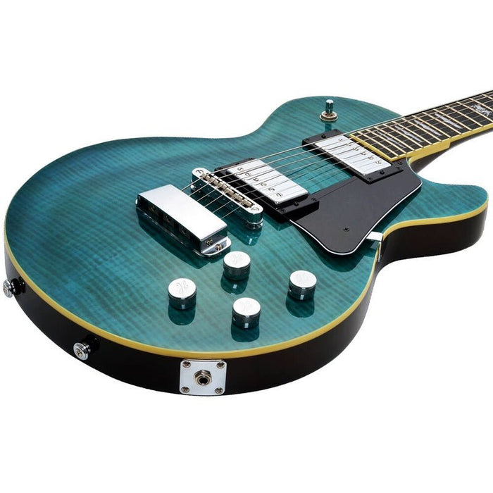 Hagstrom New Generation Super Swede Guitar in Fall Sky Gloss (HSSUSWEMK3FSG) - Gsus4