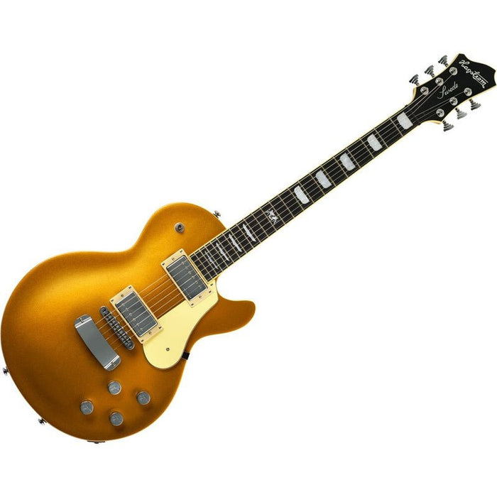Hagstrom New Generation Swede Guitar in Gold Finish (HSSWEMK3GLD) - Gsus4