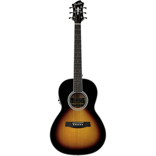 Hagstrom Seafarer II Series Parlor AC/EL Guitar in Tobacco Sunburst (HSSFSPETSB) - Gsus4