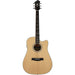 Hagstrom Siljan II Series Dreadnought AC/EL Guitar with Cutaway in Natural (HSSIDRE2CE) - Gsus4