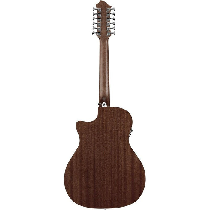 Hagstrom Siljan II Series Grand Auditorium 12-String AC/EL Guitar with Cutaway in Natural (HSSIGRA2CE12) - Gsus4
