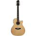 Hagstrom Siljan II Series Grand Auditorium 12-String AC/EL Guitar with Cutaway in Natural (HSSIGRA2CE12) - Gsus4