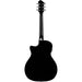 Hagstrom Siljan II Series Grand Auditorium AC/EL Guitar with Cutaway in Black Gloss (HSSIGRA2CEBLK) - Gsus4