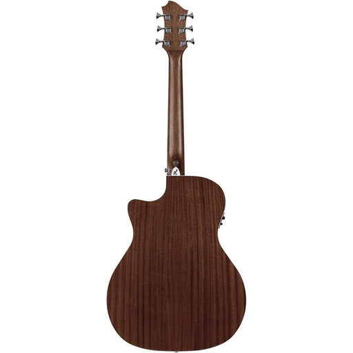 Hagstrom Siljan II Series Grand Auditorium AC/EL Guitar with Cutaway in Natural (HSSIGRA2CE) - Gsus4