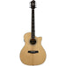 Hagstrom Siljan II Series Grand Auditorium AC/EL Guitar with Cutaway in Natural (HSSIGRA2CE) - Gsus4