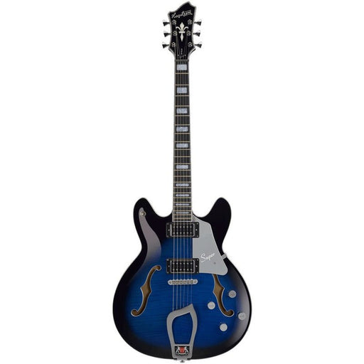 Hagstrom Super Viking Guitar in Dark Baltic Sea (HSSUVIKDBS) - Gsus4