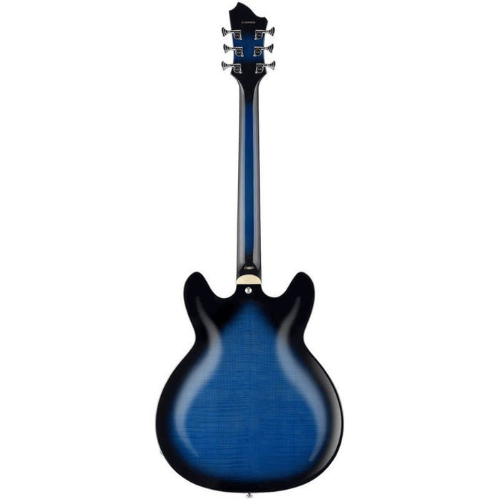 Hagstrom Super Viking Guitar in Dark Baltic Sea (HSSUVIKDBS) - Gsus4