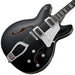 Hagstrom Super Viking Semi-Hollow Electric Guitar in Black Gloss (HSSUVIKBLK) - Gsus4