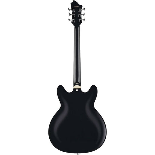 Hagstrom Super Viking Semi-Hollow Electric Guitar in Black Gloss (HSSUVIKBLK) - Gsus4