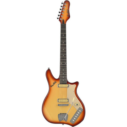 Hagstrom "Taylor York" Impala Retroscape Guitar in Copperburst (HSIMPCBT) - Gsus4