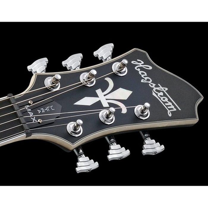 Hagstrom Ultra Max Guitar in Cosmic Black Burst Satin (HSULMAXSCB) - Gsus4