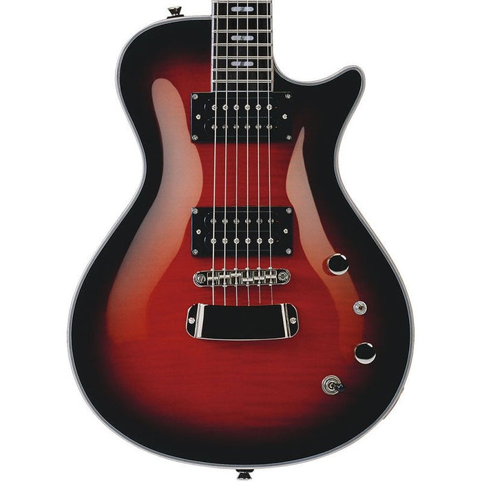Hagstrom Ultra Swede Electric Guitar in Burgundy Burst Gloss (HSULSWEBGB) - Gsus4