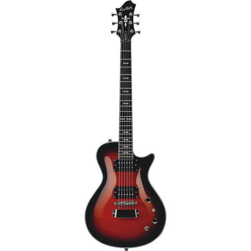 Hagstrom Ultra Swede Electric Guitar in Burgundy Burst Gloss (HSULSWEBGB) - Gsus4
