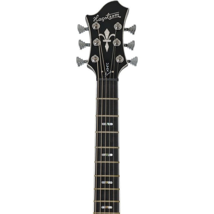 Hagstrom Ultra Swede Electric Guitar in Cosmic Black Burst Gloss (HSULSWECBB) - Gsus4
