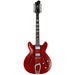 Hagstrom Viking Deluxe 12 String Semi-Hollow Guitar in Wild Cherry Transparent Gloss (HSVIDLX12WCT) - Gsus4