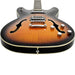 Hagstrom Viking Deluxe Baritone Semi-Hollow Guitar in Tobacco Sunburst Gloss (HSVIDLXBARITSB) - Gsus4