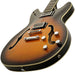 Hagstrom Viking Deluxe Baritone Semi-Hollow Guitar in Tobacco Sunburst Gloss (HSVIDLXBARITSB) - Gsus4