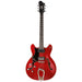Hagstrom Viking Left Hand Semi-Hollow Guitar in Wild Cherry Transparent Gloss (HSVIKLWCT) - Gsus4
