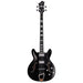 Hagstrom Viking Semi-Hollow Bass Guitar in Black Gloss (HSVIKBBLK) - Gsus4