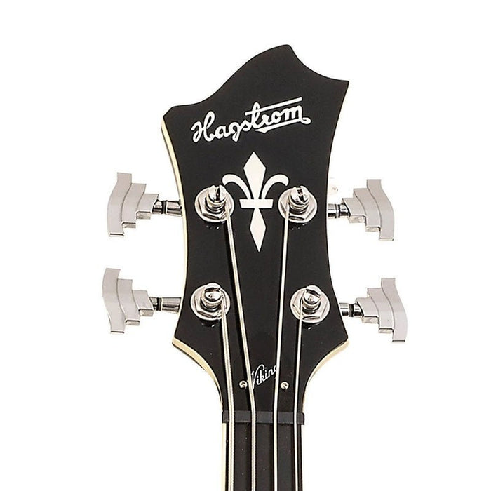 Hagstrom Viking Semi-Hollow Bass Guitar in Dark Baltic Sea Burst Gloss (HSVIKBDBS) - Gsus4
