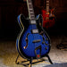 Hagstrom Viking Semi-Hollow Bass Guitar in Dark Baltic Sea Burst Gloss (HSVIKBDBS) - Gsus4