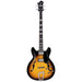 Hagstrom Viking Semi-Hollow Bass Guitar in Tobacco Sunburst Gloss (HSVIKBTSB) - Gsus4