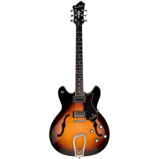 Hagstrom Viking Semi-Hollow Guitar in Tobacco Sunburst Gloss (HSVIKTSB) - Gsus4