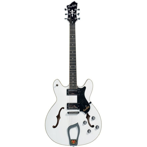 Hagstrom Viking Semi-Hollow Guitar in White Gloss (HSVIKWHT) - Gsus4