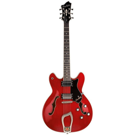 Hagstrom Viking Semi-Hollow Guitar in Wild Cherry Transparent Gloss (HSVIKWCT) - Gsus4