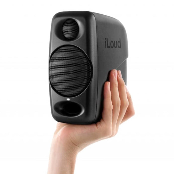 IK Multimedia | iLoud Micro Monitor | PAIR | 25W Powered Reference Speakers | Black