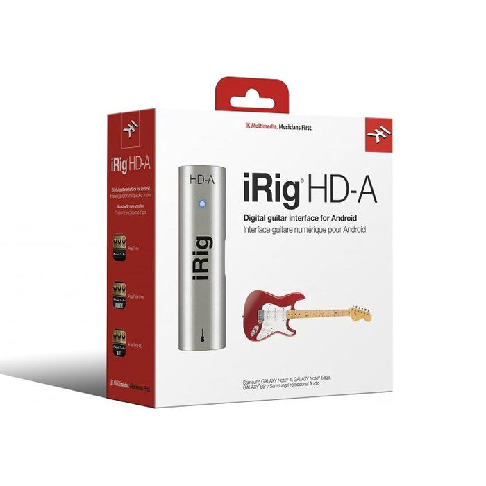 IK Multimedia | iRig HD-A | Digital Guitar Interface for Android & PC