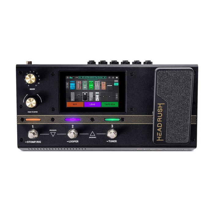 Headrush | FLEX PRIME | Compact Multi FX Processor | w/ 4" Touchscreen & WiFi / Bluetooth (11/FLEX) - Gsus4