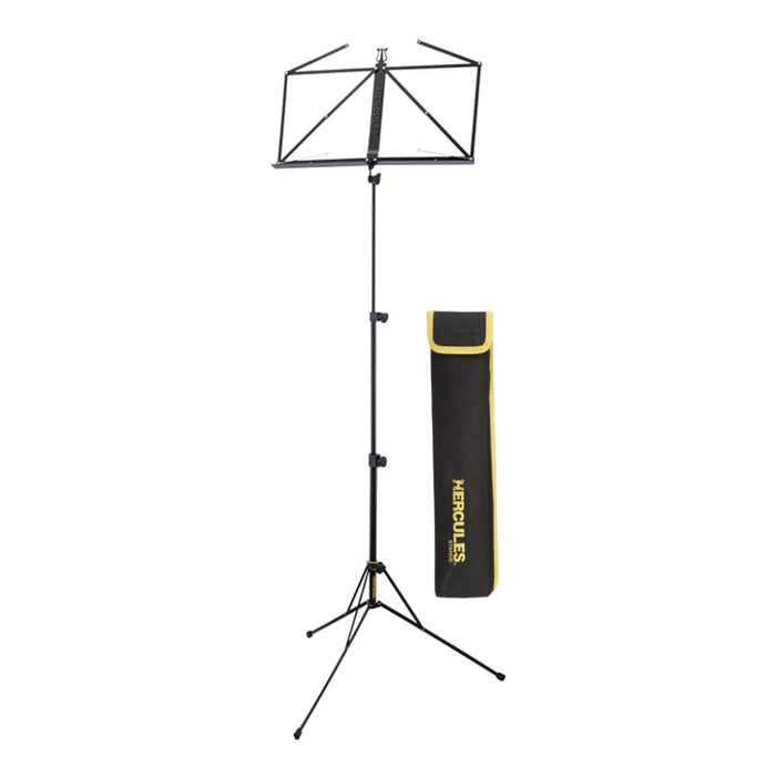 Hercules | BS030BB | Foldable Compact Orchestra Music Stand w/ Carry Bag (05/BS030BB) - Gsus4