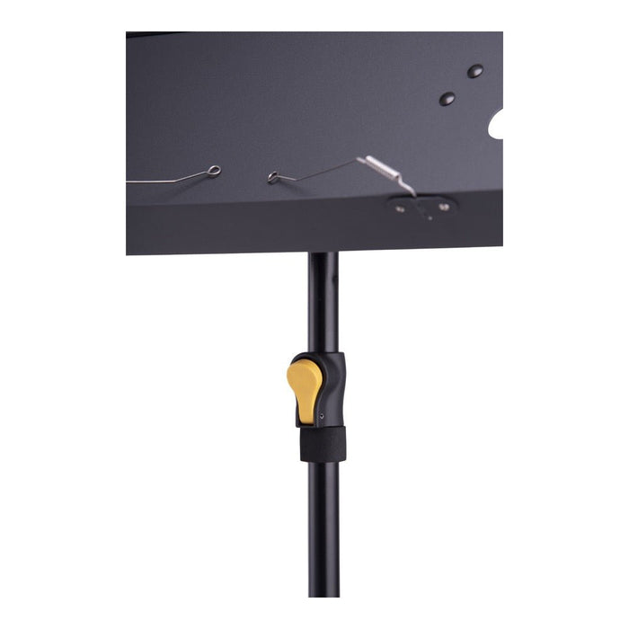 Hercules | BS408B Plus | 3 - Section Music Stand, Foldable Desk (05/BS408BPLUS) - Gsus4