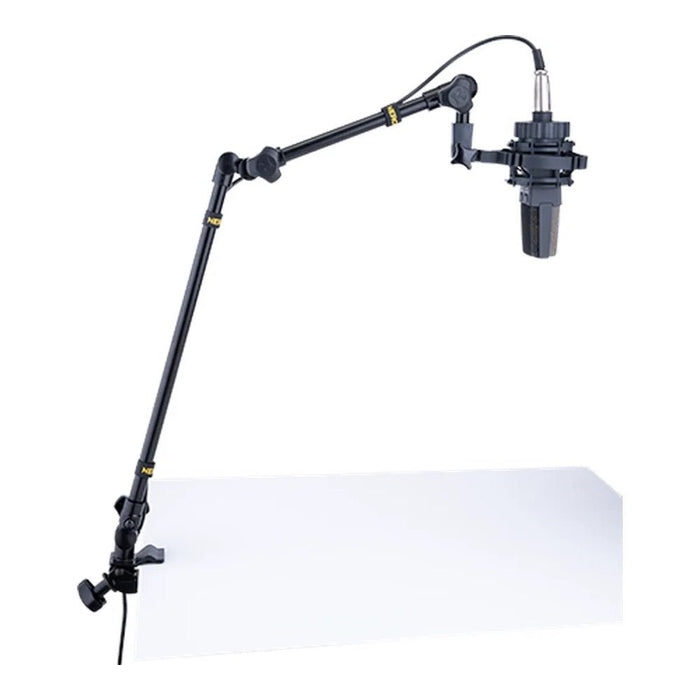 Hercules | DG107B | Universal Podcast Mic & Camera Swivel Arm Stand (05/DG107B) - Gsus4