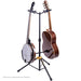 Hercules | GS422B Plus | Double Guitar Stand | w/ Auto Grip System & Foldable Backrest (05/GS422BPLUS) - Gsus4